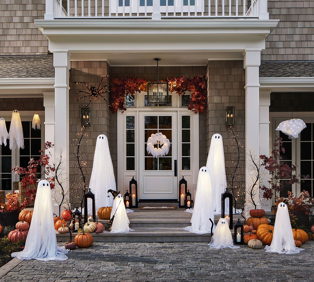 π» 3-5ft Adjustable Glowing Ghost Halloween Decoration | Indoor/Outdoor