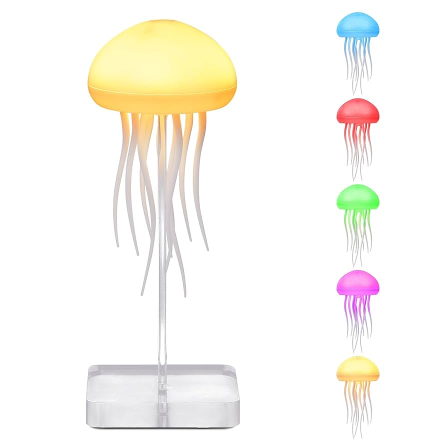 LED Jellyfish Mood Light With Movement