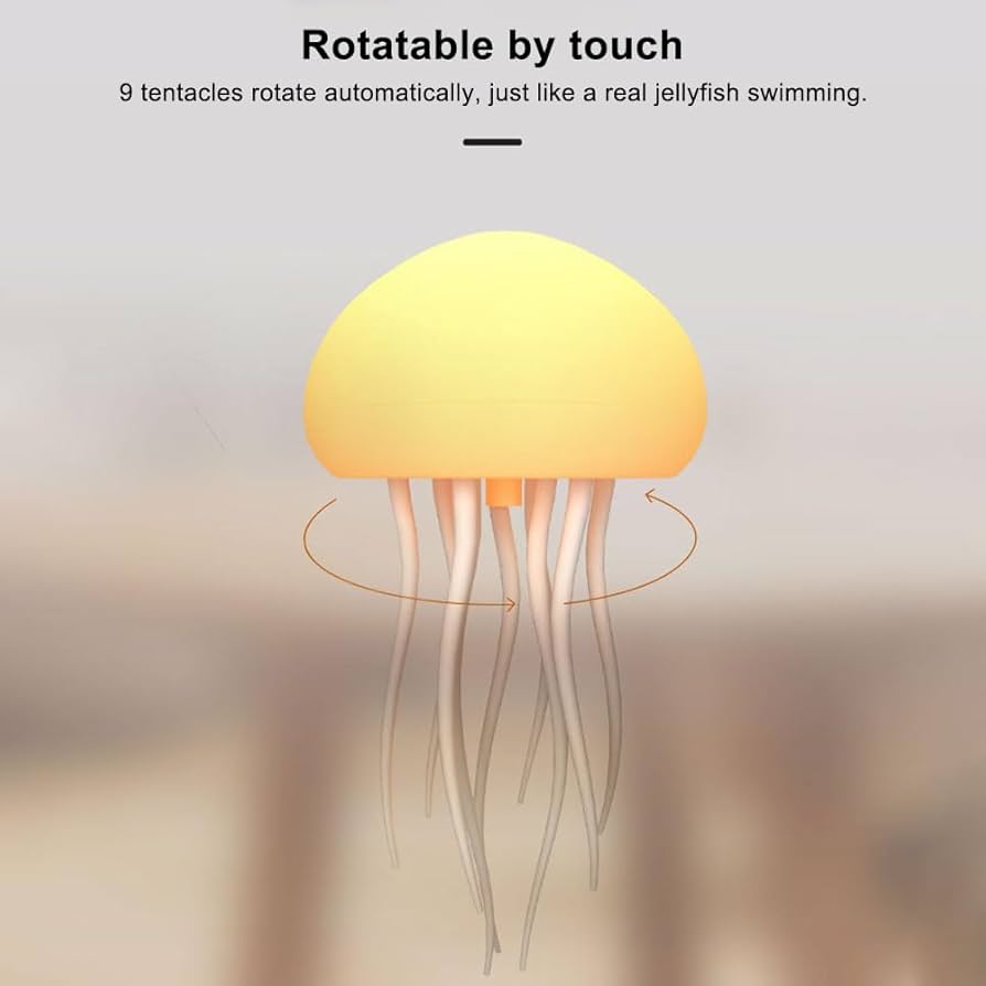 LED Jellyfish Mood Light With Movement