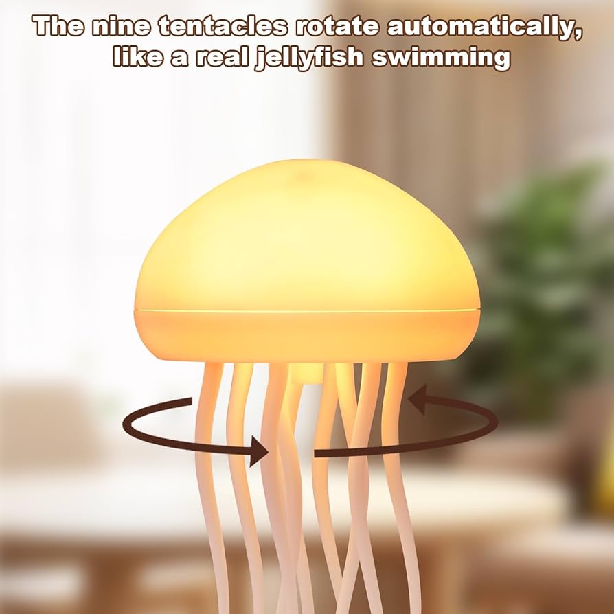 LED Jellyfish Mood Light With Movement